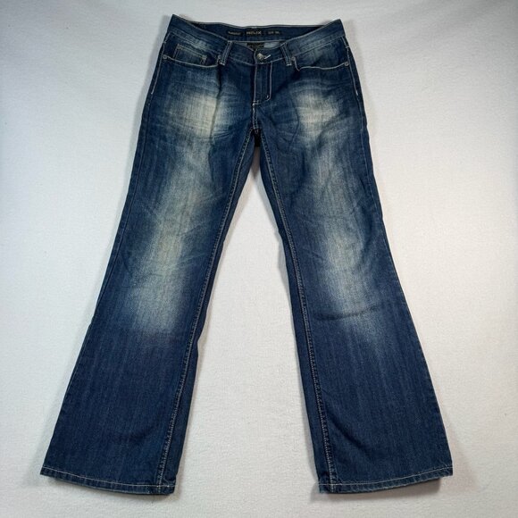 Helix Jeans Mens 32 Blue Straight Leg Mid Rise Dark Wash - Picture 1 of 10